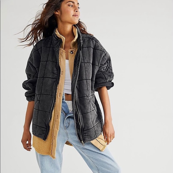 Dolman Quilted Jacket Free People - Picture 2 of 6